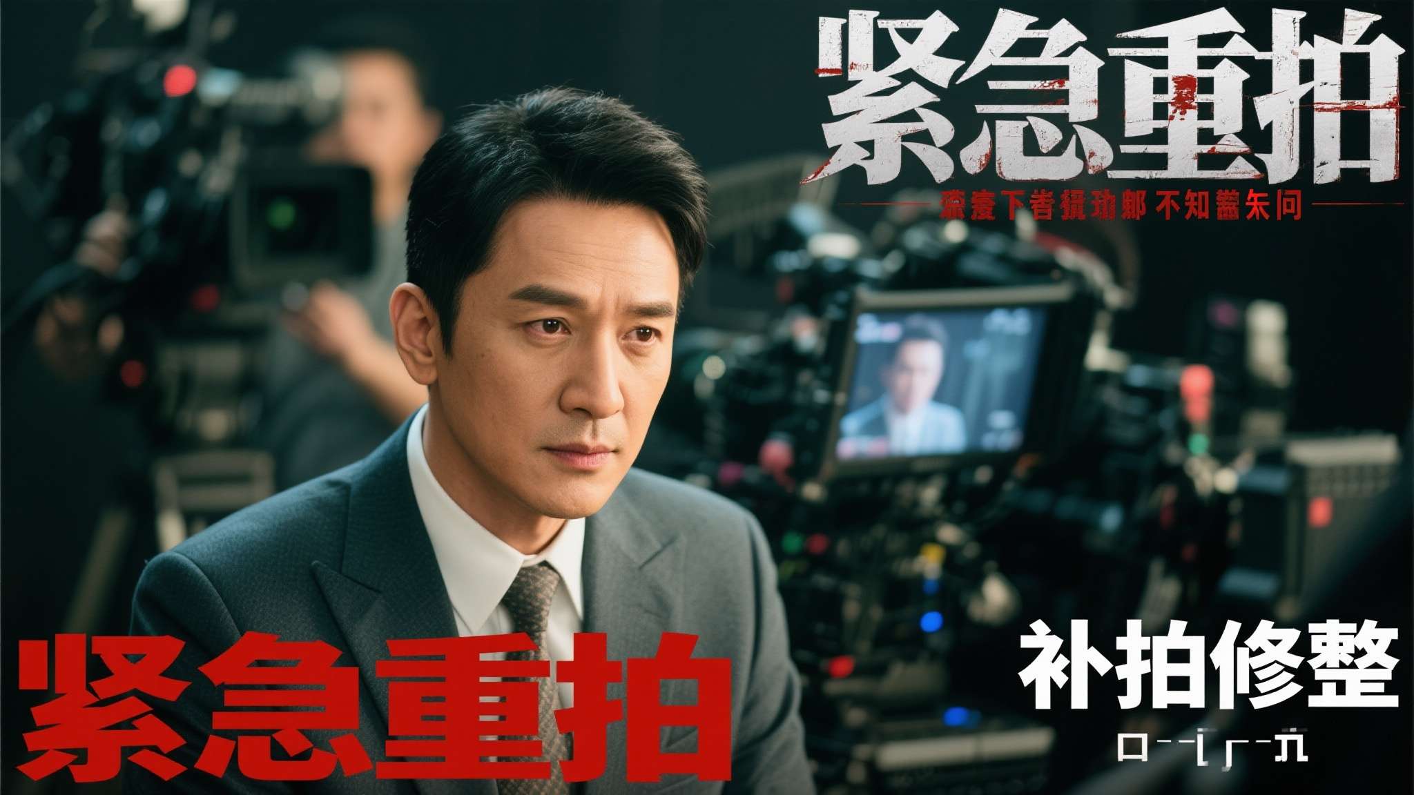 这番话虽然措辞谨慎，却已经足够让外界浮想联翩。毕竟，"紧急重拍"与常规的"补拍修